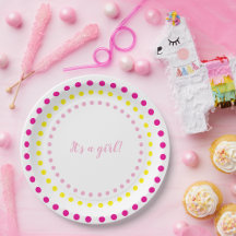 Colorful Polka Dots Baby Shower for Boys or Girls