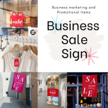 Business Marketing SALE sign