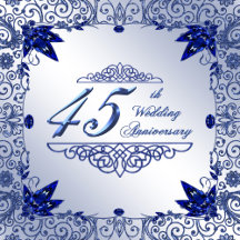 Sapphire Wedding Anniversary Card Collection