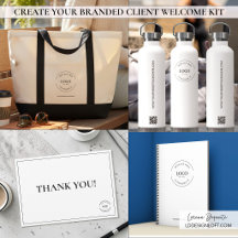 Custom Logo Client Welcome Kits & Branded Business