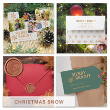 Gold snowflake  modern elegant Christmas