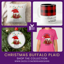 Christmas Buffalo Plaid and Pudding Gifts