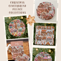 Christmas Gingerbread Village