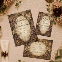 Elegant Art Nouveau Floral Wedding