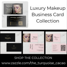 Luxury Makeup Business Card Collection
