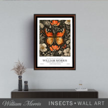 William Morris Inspired Art Nouveau Insects