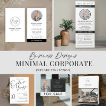 Real Estate Open House Event Minimal Black White