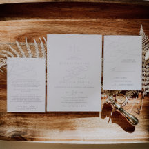 Romantic Silver Foil Wedding Collection