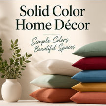 Solid Color Home Décor