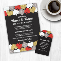 Vegas Glitter Cards Collection