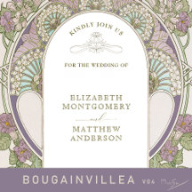 Bougainvillea v04 - Vintage Art Nouveau