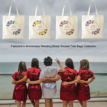 Anniversary Wedding Bridal Shower Custom Bags