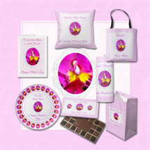Pink Yellow Cattleya Orchid Mothers Day Collection