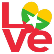 Burmese or Myanmar LOVE Valentine