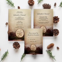 Rustic Pines Woodland Wedding