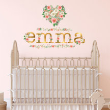 Floral   Blush Monogram Decor 