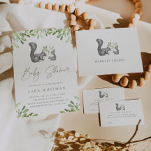 Woodland Squirrel Baby Shower