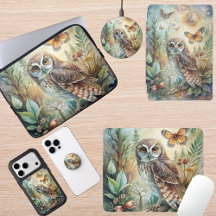 Boho Woodland Owl Tech Accessories