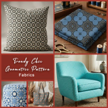 Trendy Chic Geometric Pattern Fabrics Collection