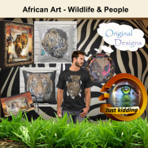 African Art - Wildlife  &  People