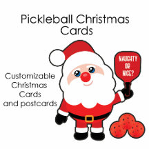 Pickleball Christmas Cards 🎅🎄🎁