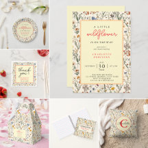 A Little Wildflower Girl Baby Shower