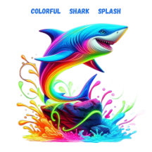 Colorful Shark Splash