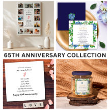 65TH WEDDING ANNIVERSARY Stationery & Supplies