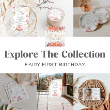 Fairy First  Girl Birthday