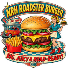 NRH Roadster Burger – Vintage Diner