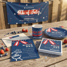 4th of July Party Decor Collection Patriotic BBQ