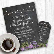 Chalk & Purple Floral Collection 