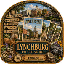 Lynchburg Tennessee Postcards/Gifts