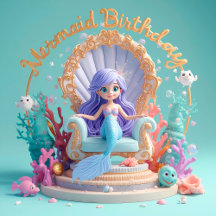 Magical Mermaid Birthday Party Collection – *“Make