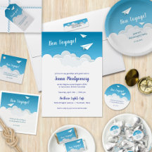 Paper Airplane Going Away Farewell Party