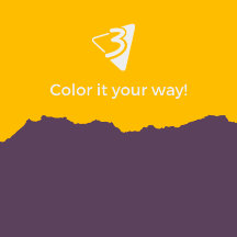 Purple and Yellow Pillows - Living Room