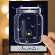 Magical Fireflies in Mason Jars Wedding Collection