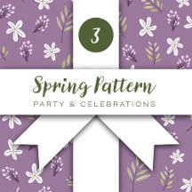 Spring pattern Nº3 Party and celebrations