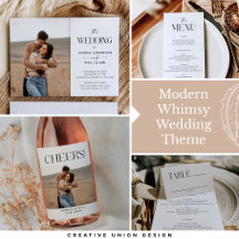 Modern Whimsy Wedding & Bridal Shower