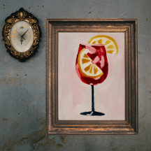 Vintage Retro Italian Cocktail Wall & Home Decor 