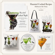 Haunted Cocktail Recipes   Halloween Bar Party