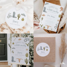 Cowboy Cowgirl Baby Shower