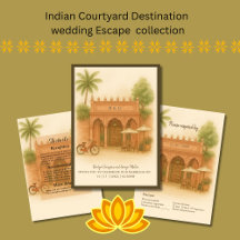 Indian Courtyard Destination wedding Escape suite