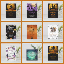 Adult Halloween Invitations