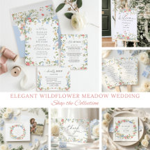 Elegant Wildflower Meadow Wedding