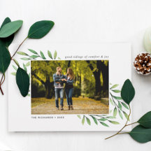 Holiday Watercolor Greenery Branches