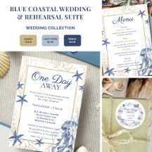 Blue Coastal Wedding & Nautical Beach Theme