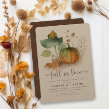 Fall in Love Rustic Elegant Fall Celebration