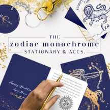 Zodiac Monochrome Collection (Stationary & Accs.)