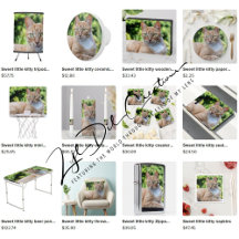 Gifts with sweet little kitty design